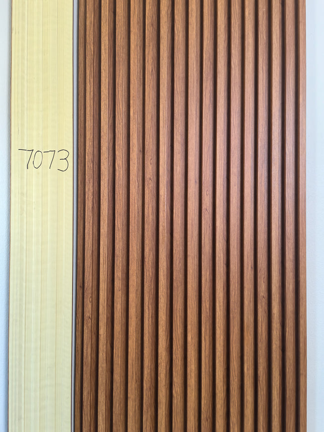 PVC Fluted Wall Panel Decorative Waterproof Panels for Modern Interiors-7073