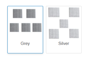 Nine Grid Felt Photo Background Wall Stickers Display Board Wall Panels - Grey