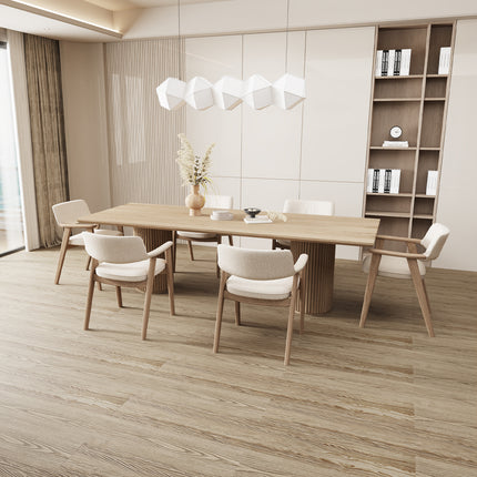 Wood Grain Self-Adhesive PVC Floor Stickers - Waterproof and Wear Resistant - 36 Pieces 5 Square Meters - FD801