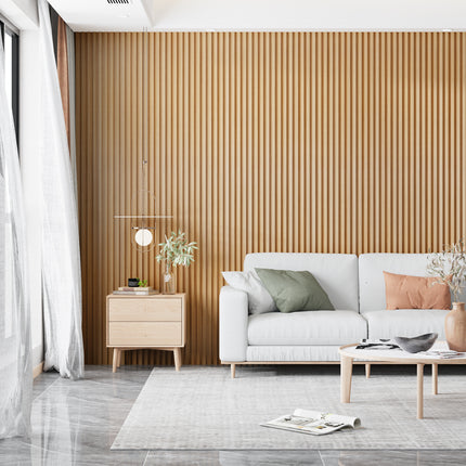 PVC Fluted Wall Panel Decorative Waterproof Panels for Modern Interiors-7152