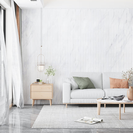 PVC Fluted Wall Panel Decorative Waterproof Panels for Modern Interiors-9006