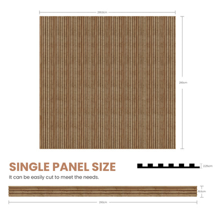 PVC Fluted Wall Panel Decorative Waterproof Panels for Modern Interiors-80910