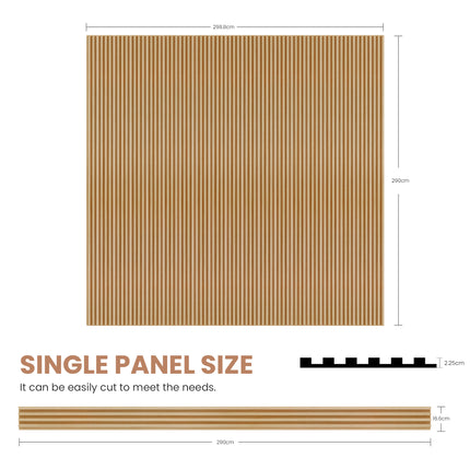 PVC Fluted Wall Panel Decorative Waterproof Panels for Modern Interiors-7152