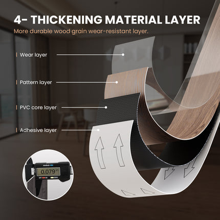 🔥  TINICOO Peel & Stick PVC Flooring – Waterproof, Fireproof & DIY in Minutes (5m²)-8812