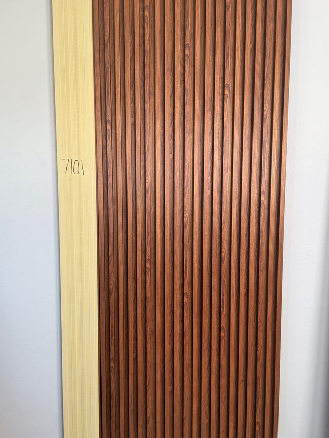 PVC Fluted Wall Panel Decorative Waterproof Panels for Modern Interiors-7101