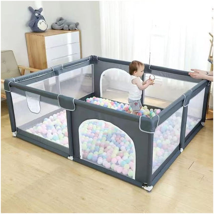 Playpen For Babies With Gate Indoor&Outdoor Kids Activity Center