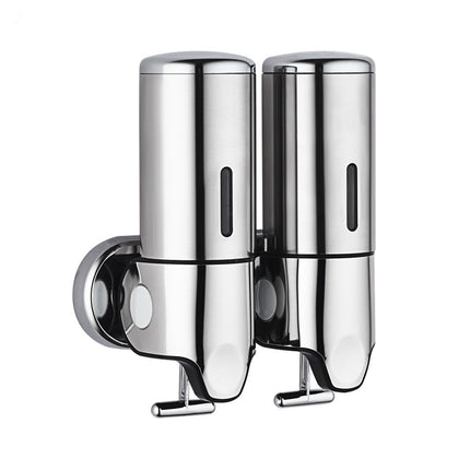 2 in1 Chamber 1000mL Soap Shower Dispenser Wall Mounted Sanitizer Organizer
