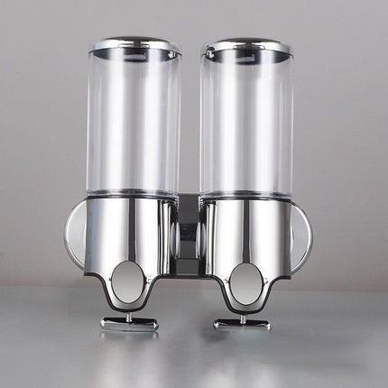 2 in1 Chamber 1000mL Soap Shower Dispenser Wall Mounted Sanitizer Organizer