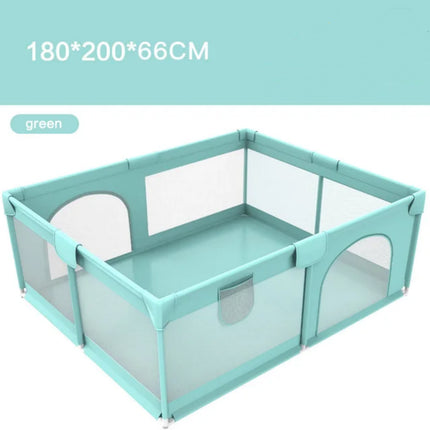 Playpen For Babies With Gate Indoor&Outdoor Kids Activity Center