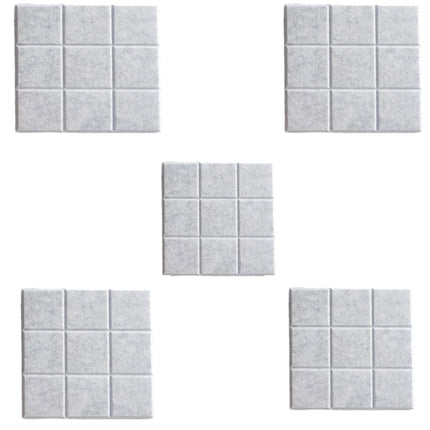 Nine Grid Felt Photo Background Wall Stickers Display Board Wall Panels - Silver