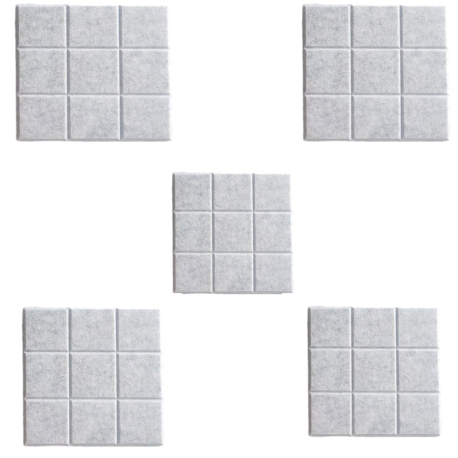 Nine Grid Felt Photo Background Wall Stickers Display Board Wall Panels - Silver