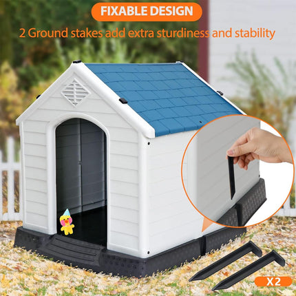 Dog Kennel for Small/Medium-Sized Dogs All Weather Waterproof Dog House