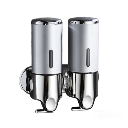 2 in1 Chamber 1000mL Soap Shower Dispenser Wall Mounted Sanitizer Organizer