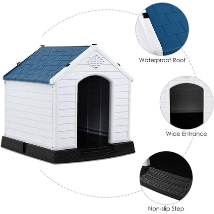 Dog Kennel for Small/Medium-Sized Dogs All Weather Waterproof Dog House