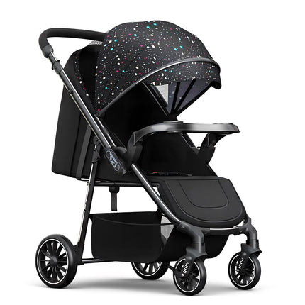 Foldable Baby Stroller with Detachable Canopy